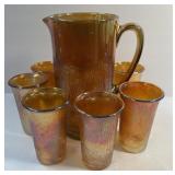 Jeannette Glass "Tree Bark" or "Crepe" pattern