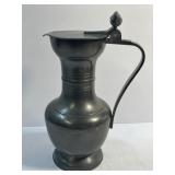 Antique Pewter Pitcher, or Flagon, 1900