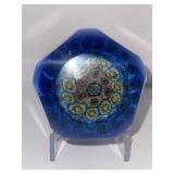 Antique Multi Faceted Concentric Millefiori Art