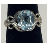 Size 6 Sterling Silver Ring as Pictured Weighing