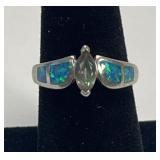 Size 7 Sterling Silver Ring as Pictured Weighing