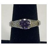 Size 7 Sterling Silver Ring as Pictured Weighing