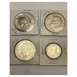 2 Eisenhower Dollars, 1 Susan B Anthony Dollar