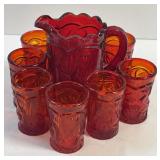Mosser Miniature Water Pitcher Set with 8