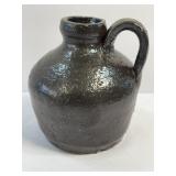 Small Early Hand Thrown Stoneware Jug