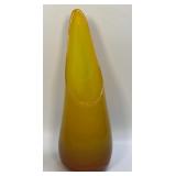 Art Glass Hand Blown Swung Pear Shaped Moser
