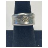 Sterling Silver Ring Size 7.5
