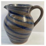 Beautiful Richard Kale Swirl Stoneware Pitcher 7ï¿½