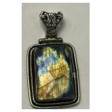 Vintage sterling silver 925 handmade pendant with