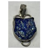 925 silver handmade necklace - Roman glass