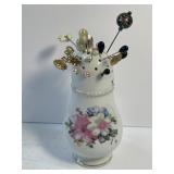 Vintage Hat Pin Holder/Shaker made in Japan