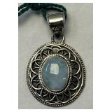 Natural Larimar Gemstone Solid 925 Sterling