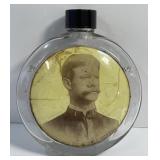 Antique Whiskey Flask U.S. Canteen Label Under