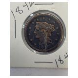 Very Nice 1846 One Cent Piece!
