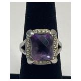 Size 6 Sterling Silver Ring as Pictured Weighing