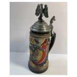 Lidded Beer Stein Made in Western Germany