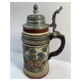 Lidded Beer Stein Made in Western Germany