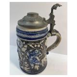 Lidded Beer Stein Made in Western Germany