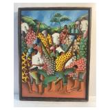 Vintage L. Gï¿½rï¿½lus Haiti Original Hand Painted