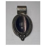 This is a vintage artisan-crafted banded agate in