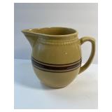 Antique Weller Yellow Ware Pottery Pitcher With