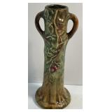 Vintage Weller Art Pottery Woodcraft Bud Vase