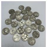(26) Washington Quarters All Pre 1964, each