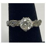 Size 7 Sterling Silver Ring as Pictured Weighing