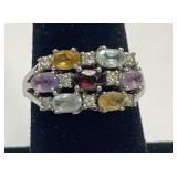 Size 8 Sterling Silver Ring as Pictured Weighing