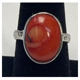 Size 8 Sterling Silver Ring as Pictured Weighing