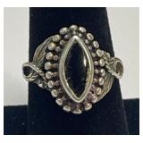 Size 8.5 Sterling Silver Ring as Pictured
