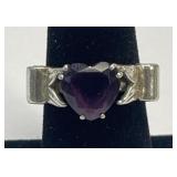 Size 7 Sterling Silver Ring as Pictured Weighing