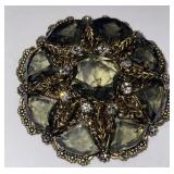 2.5ï¿½ Diameter Brooch Marked Made in West Germany