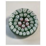 Vintage Murano Millefiori Art Glass Paperweight