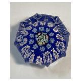 Vintage John Deacons Paperweight Clear Faceted 2ï¿½