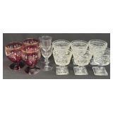 (B) Assorted Stemware Glasses and Goblets As