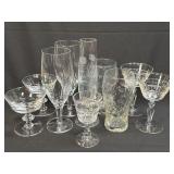 (B) Assorted Glasses/Stemware As Pictured