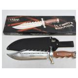 Frost Cutlery Ultimate Warrior Knife With Sheath