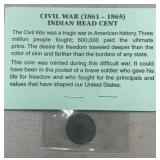 Civil War Indian Head, Penny