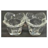 2 Vintage The Tuscany Collection 24% Lead Crystal