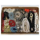 36 Pcs Vintage Necklaces and Clip On Earrings