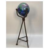 (C) 4ï¿½ Gazing Ball On Metal Stand