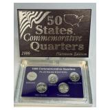 1999 50 States Commemorative Quarters Platinum