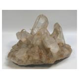 17.8 LB Natural clear Quartz Cluster Crystal