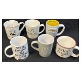 (C) 6 Heavy Inspiration Coffee Mugs