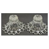 Pair of Anchor Hocking Berwick Boopie Clear Glass