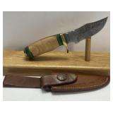 6ï¿½ Fixed Blade Damascus Style Knife With High