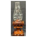 (B) Vintage Wooden Candle Holder