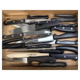 (B) Several Assorted Knives As Pictured