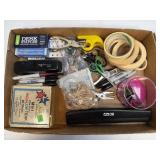 (B) Assorted Lot As Pictured Including Staples,